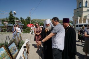 Божественная литургия и Великая вечерня в Свято-Троицком соборе Вольска