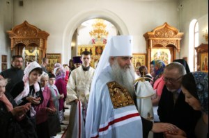 Божественная литургия в Свято-Алексиевском женском монастыре г.Саратова