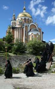 Божественная литургия в Свято-Алексиевском женском монастыре г.Саратова