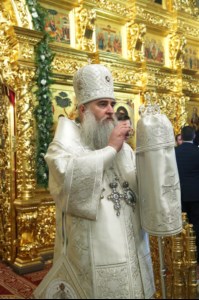 Рождественская Божественная литургия в Свято-Троицком кафедральном соборе Саратова