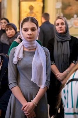 Митрополит Игнатий совершил Божественную литургию и молебен на новый год в Покровском соборе г. Саратова