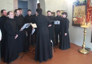 Всенощное бдение в храме в честь Благовещения Пресвятой Богородицы города Саратова