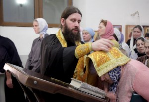 Всенощное бдение в Свято-Никольском мужском монастыре г. Саратова