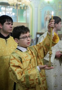 Всенощное бдение в храме в честь Покрова Пресвятой Богородицы Саратова