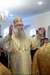 Божественная литургия в храме в честь иконы Божией Матери «Скоропослушница» г.Шиханы Вольского района