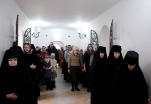 Божественная литургия в Свято-Алексиевском женском монастыре г. Саратова