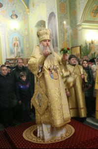 Великая Рождественская вечерня в храме в честь Покрова Пресвятой Богородицы г. Саратова