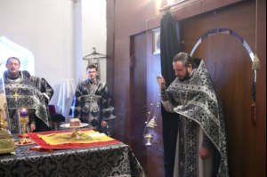 Литургия Преждеосвященных Даров в храме во имя святителя Тихона, Епископа Воронежского, Задонского чудотворца г.Саратова