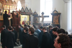 Литургия Преждеосвященных Даров в храме в честь иконы Божией Матери «Утоли моя печали»