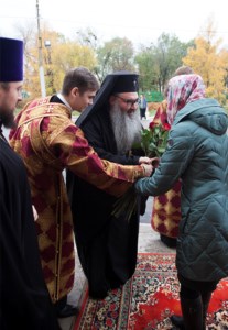 Божественная литургия в Свято-Троицком кафедральном соборе г. Покровска
