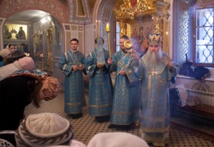 Полиелейная утреня в Свято-Троицком кафедральном соборе г.Саратова