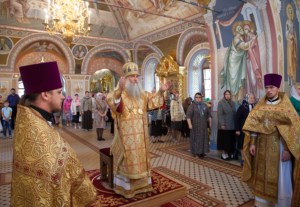 Божественная литургия в Свято-Троицком кафедральном соборе г.Саратова