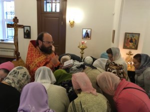 Престольный праздник в новом храме во имя святых мучеников Адриана и Наталии г. Саратова