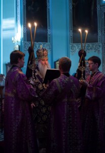 Утреня Великой Субботы с Чином погребения в храме в честь Сошествия Святого Духа г. Саратова