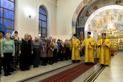 Всенощное бдение в Свято-Никольском мужском монастыре г. Саратова