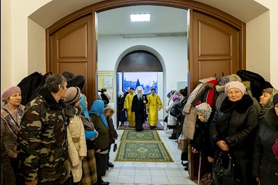 Всенощное бдение в храме святителя Спиридона Тримифунтского г. Саратова