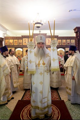Божественная литургия в храме святителя Тихона Задонского г. Саратова