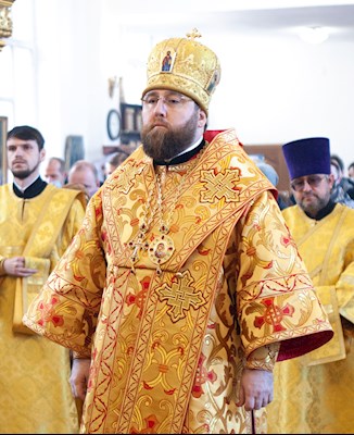 Митрополит Игнатий совершил Божественную литургию в храме Казанской иконы Божией Матери г. Саратова