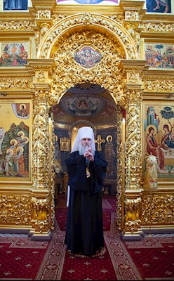 Всенощное бдение в Свято-Троицком кафедральном соборе г. Саратова