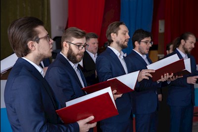 Архиерейский хор выступил в Балашовской епархии