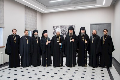 Заседание Архиерейского совета Саратовской митрополии
