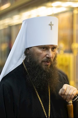 Глава Волгоградской митрополии посетил Музей истории Саратовской митрополии