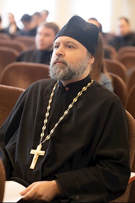 Митрополит Игнатий принял участие в защите выпускных квалификационных работ магистров в СПДС