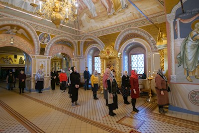 Митрополит Игнатий совершил всенощное бдение в Свято-Троицком кафедральном соборе г. Саратова