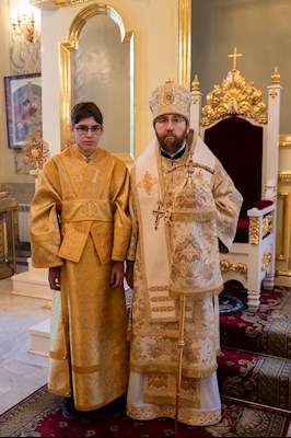 Митрополит Игнатий совершил Божественную литургию и молебен на новый год в Покровском соборе г. Саратова