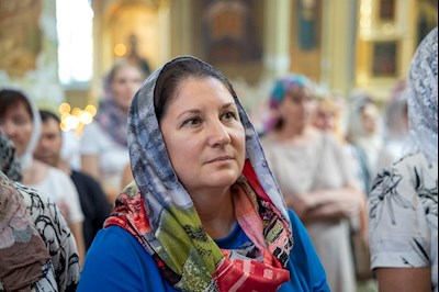 Митрополит Игнатий совершил Божественную литургию в Покровском соборе г. Саратова