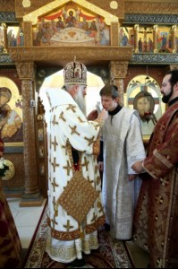 Митрополит Лонгин совершил Великое освящение Вознесенского храма Вознесенско-Пантелеимоновской церкви с. Усть-Курдюм