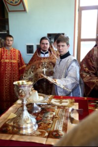Митрополит Лонгин совершил Великое освящение Вознесенского храма Вознесенско-Пантелеимоновской церкви с. Усть-Курдюм