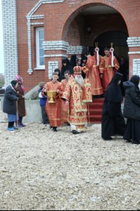 Чин Великого освящения и Божественная литургия в храме в честь Владимирской иконы Божией Матери Владимирского женского монастыря г. Вольска