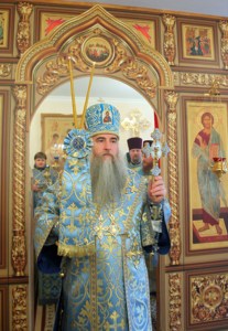 Божественная литургия в храме в честь иконы Божией Матери «Скоропослушница» гор.Шиханы Вольского района