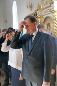 Литургия Преждеосвященных Даров в храме в честь Казанской иконы Божией Матери р.п.Татищево