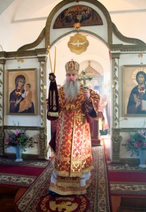 Божественная литургия в Спасо-Преображенском мужском монастыре г. Саратова