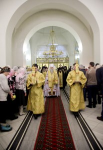 Всенощное бдение в Свято-Никольском мужском монастыре г. Саратова