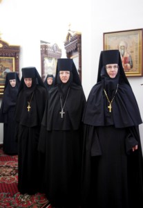 Божественная литургия в Свято-Иоанновском женском монастыре села Алексеевка Хвалынского района