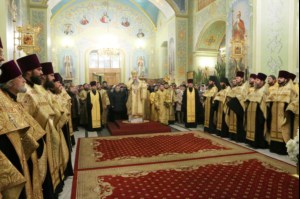 Великая Рождественская вечерня в храме в честь Покрова Пресвятой Богородицы г. Саратова