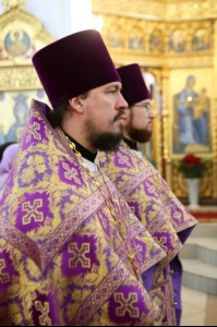 Божественная литургия в храме во имя святого великомученика Георгия Победоносца г.Саратова