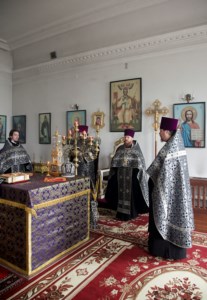 Пассия в храме в честь Рождества Христова г.Вольска