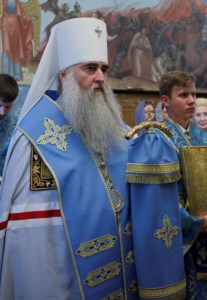 Всенощное бдение с чином Погребения Божией Матери в Свято-Троицком кафедральном соборе г. Саратова