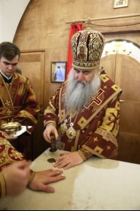 Великое освящение храма святых мучеников Адриана и Наталии г. Саратова и Божественная литургия в новоосвященном храме