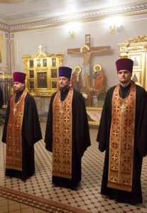 Всенощное бдение в Свято-Троицком кафедральном соборе г.Саратова