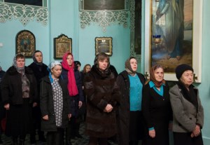 Всенощное бдение в храме в честь Сошествия Святого Духа г.Саратова