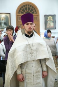 Божественная литургия в храме во имя святого равноапостольного великого князя Владимира г. Саратова