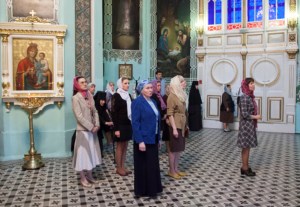 Всенощное бдение в храме в честь Сошествия Святого Духа г.Саратова