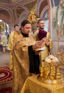 Всенощное бдение в Свято-Троицком кафедральном соборе г.Саратова