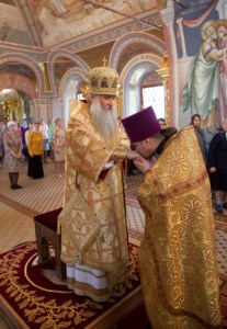 Божественная литургия в Свято-Троицком кафедральном соборе г.Саратова
