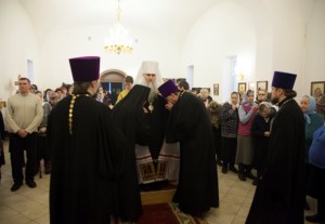 Божественная литургия в храме во имя святителя Николая Японского г. Саратова